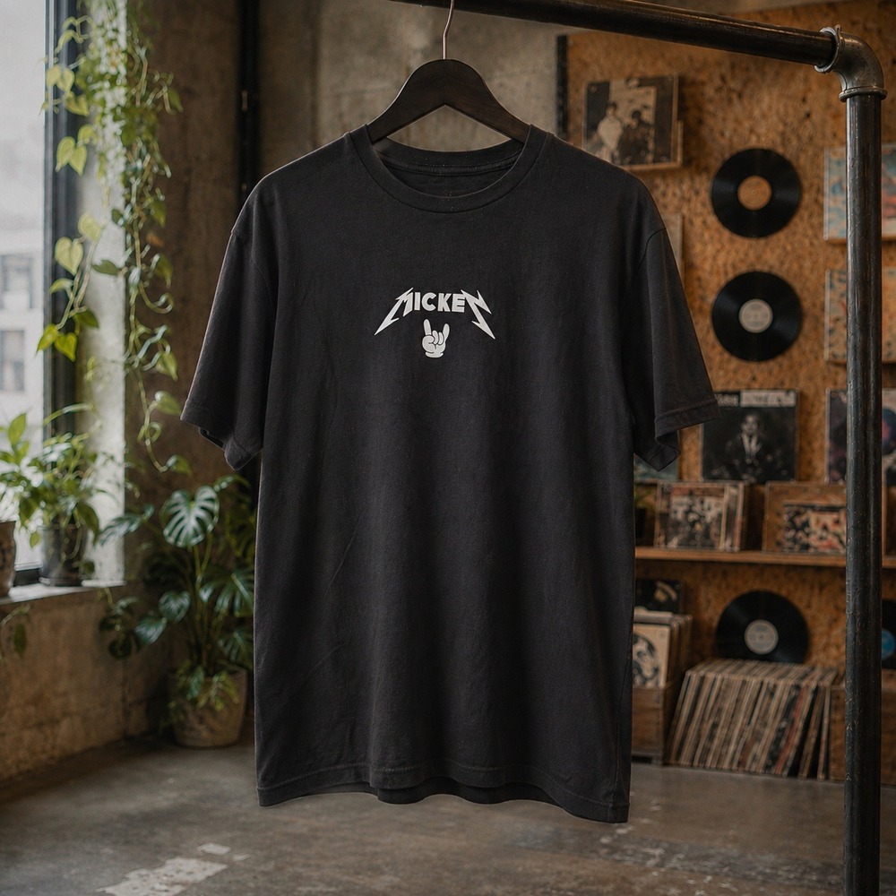 Mickey METALLICA Style‎ Graphic T-Shirt Mens 2XL